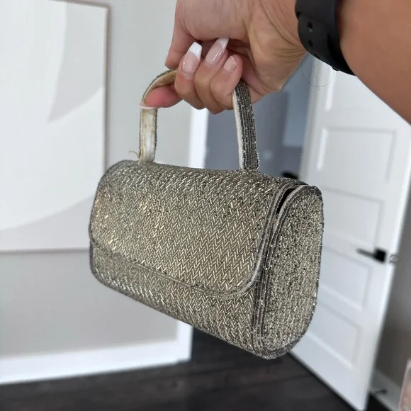 Rare Vintage hand beaded mini clutch purse - Picture 1 of 9
